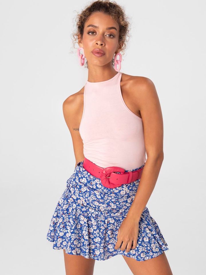 Peplum on sale floral skirt