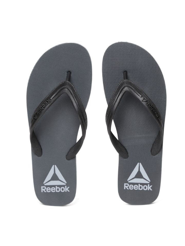 Reebok black flip flops outlet