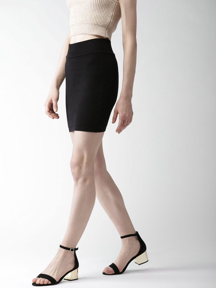 Black pencil deals skirt forever 21