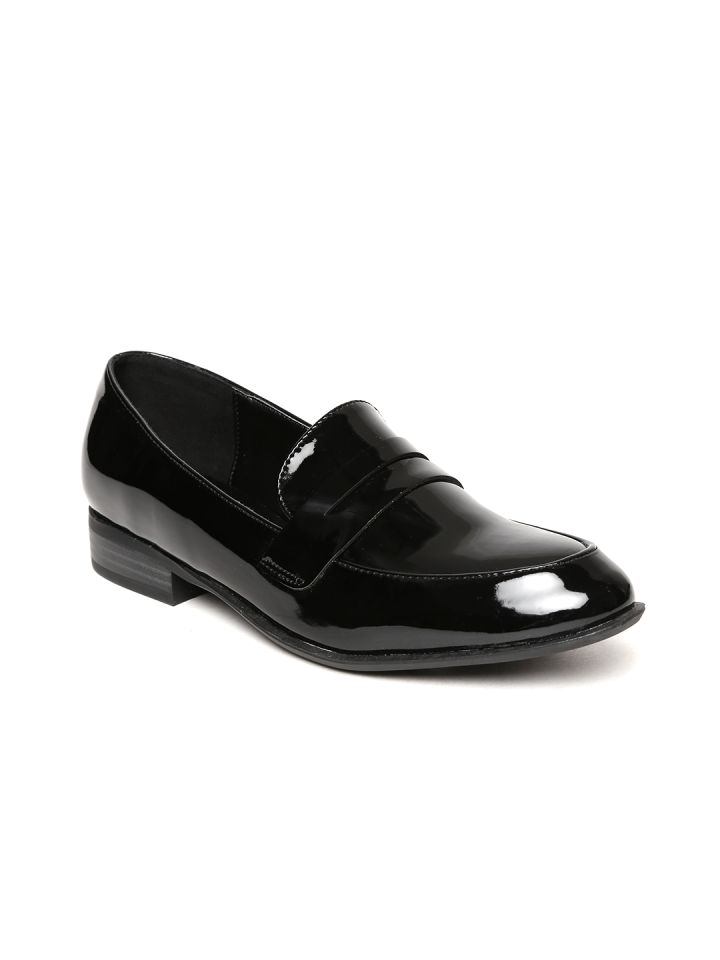 Glossy Penny Loafers