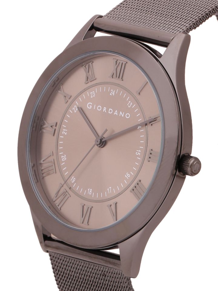 Buy GIORDANO Men Charcoal Grey Analogue Watch A1064 55 Watches