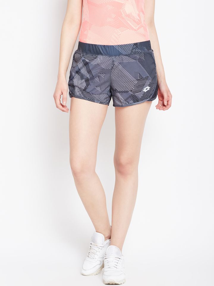 Buy Lotto Women Charcoal Grey Black XRIDE II Printed Running
