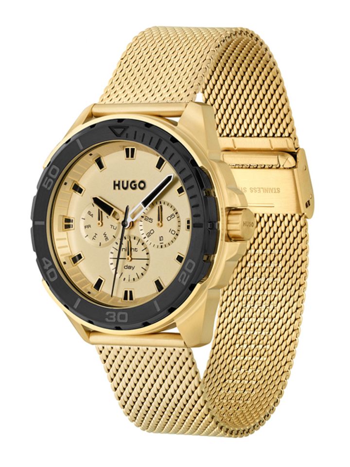 Boss gold best sale watch mens
