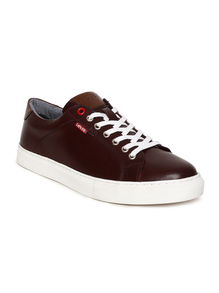 burgundy levi shoes