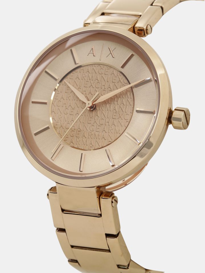 Armani Exchange OLIVIA Women Gold Analogue Watch AX5317