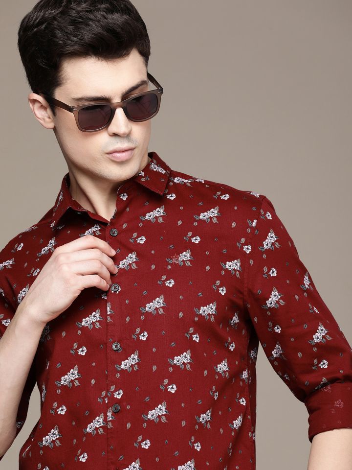 French connection slim fit shirt store
