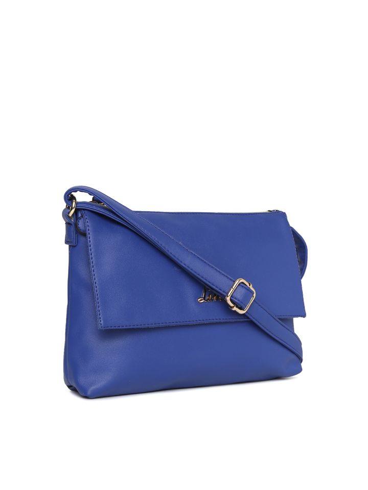 Buy Lavie Blue Solid Sling Bag Handbags for Women 2407436 Myntra