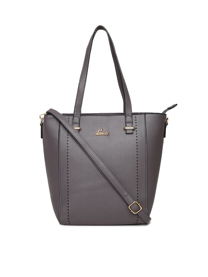 Lavie grey solid shoulder bag new arrivals