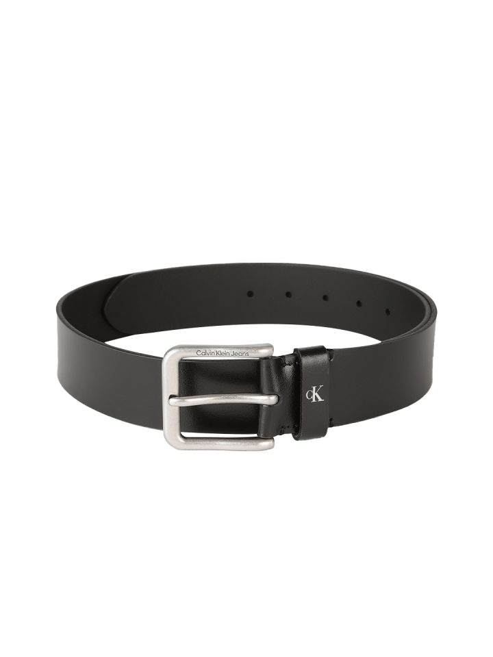 Calvin klein men's leather belt discount