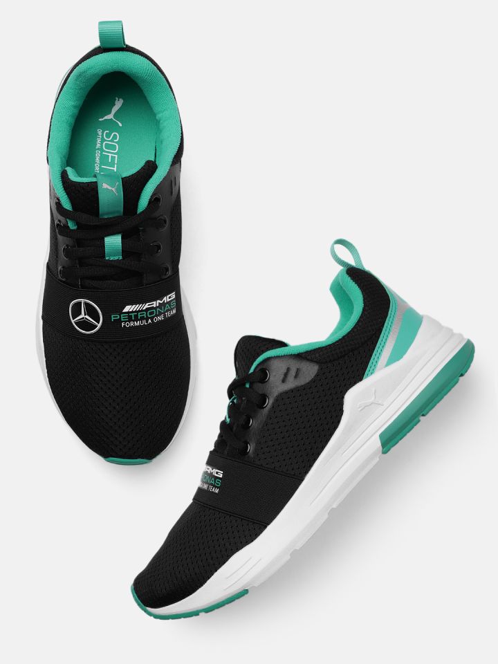 Puma perforated soft outlet foam lace-up shoes