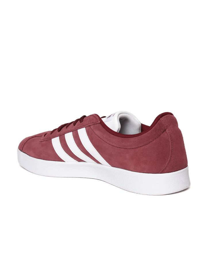 Adidas vl discount court 2. burgundy