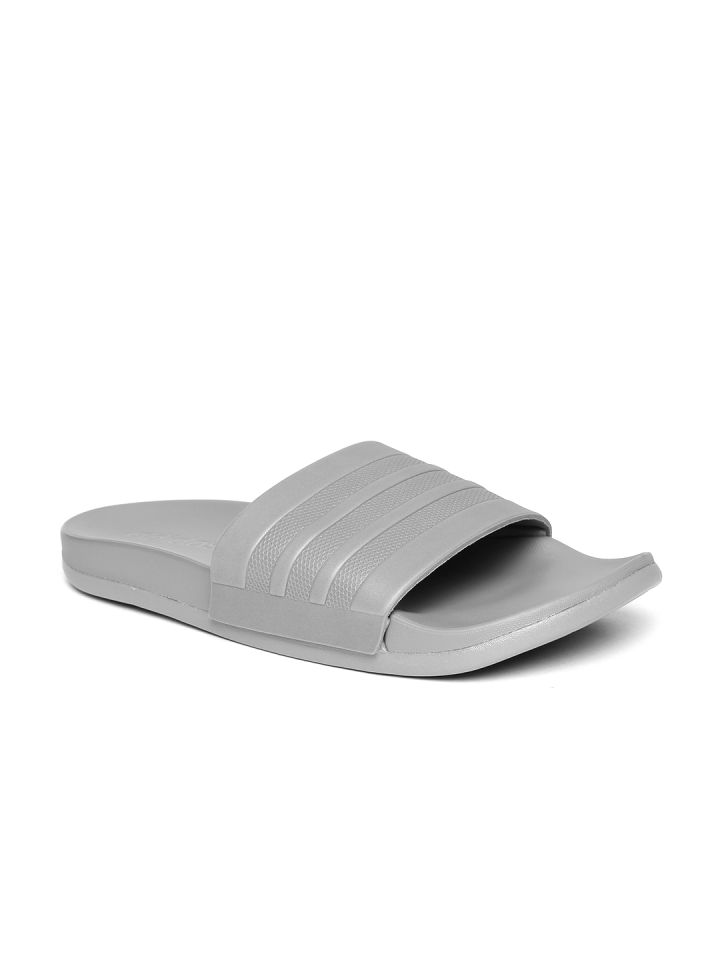 Grey adidas sliders mens cheap