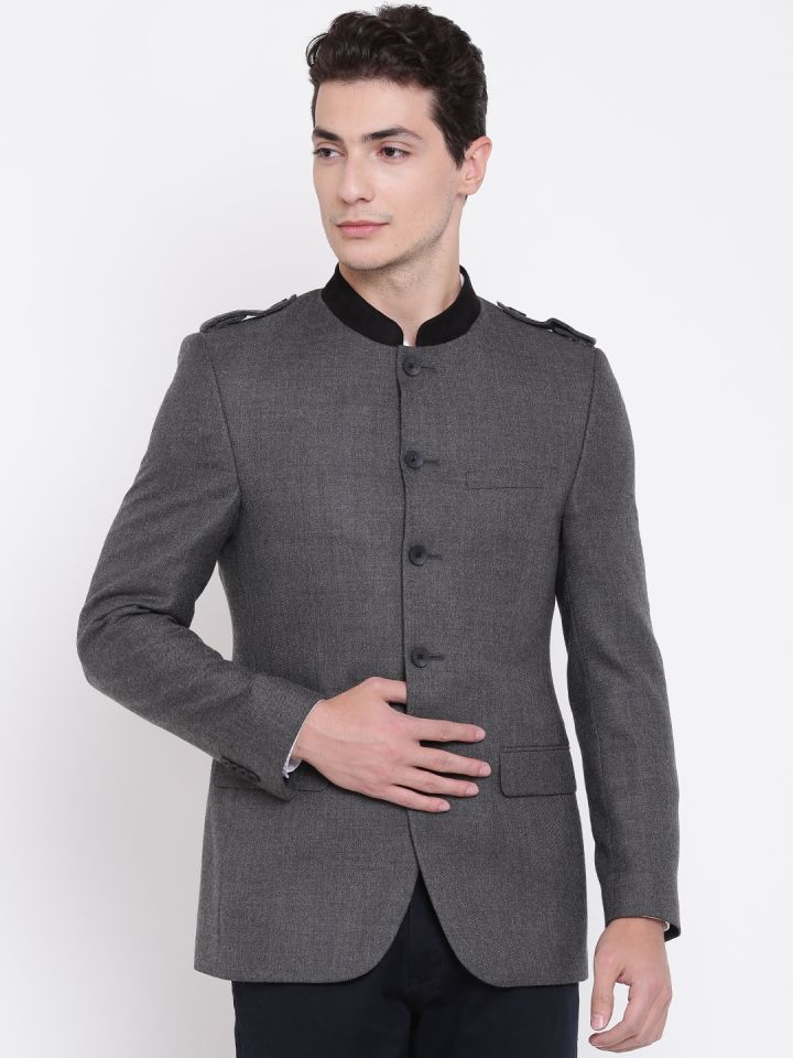 Buy Raymond Grey Tailored Contemporary Fit Single Breasted