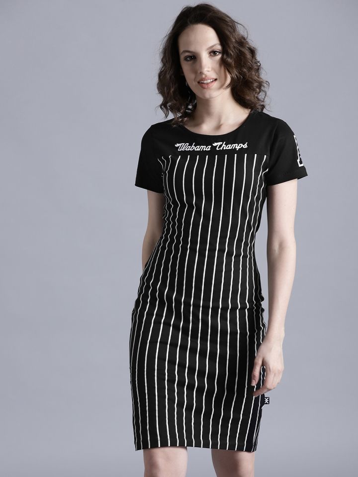 black dress online myntra