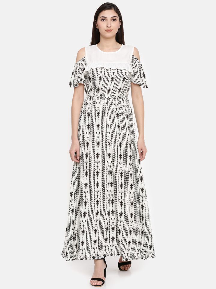 akkriti by pantaloons printed maxi dress