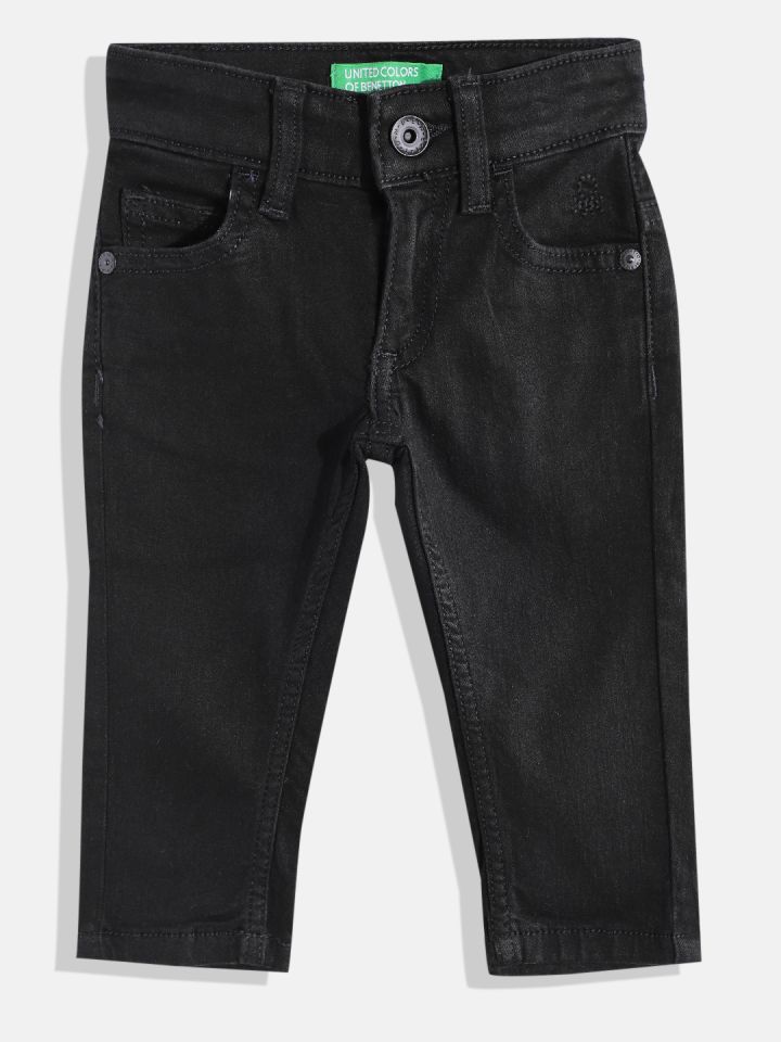 Benetton cheap black jeans