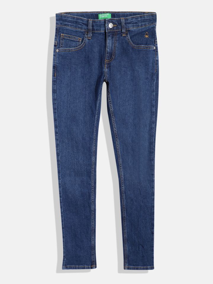 Buy United Colors Of Benetton Boys Slim Fit High Rise Stretchable