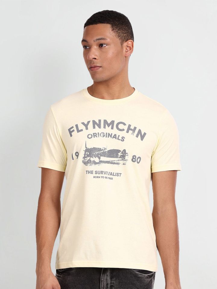 Flying machine t shirts myntra hot sale