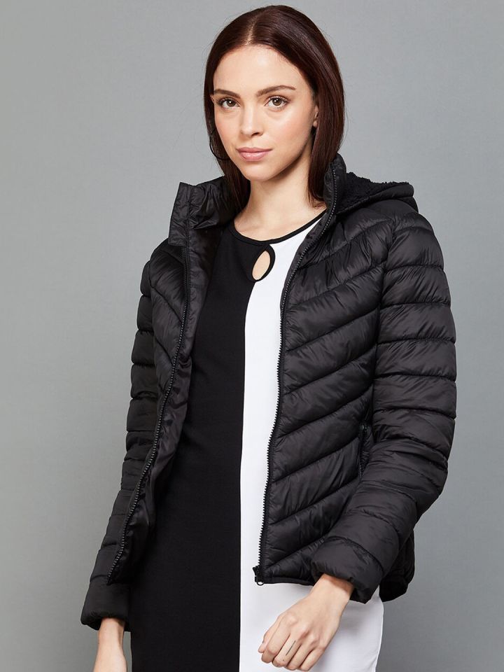 Buy Ginger By Lifestyle Hooded Puffer Jacket Jackets for Women