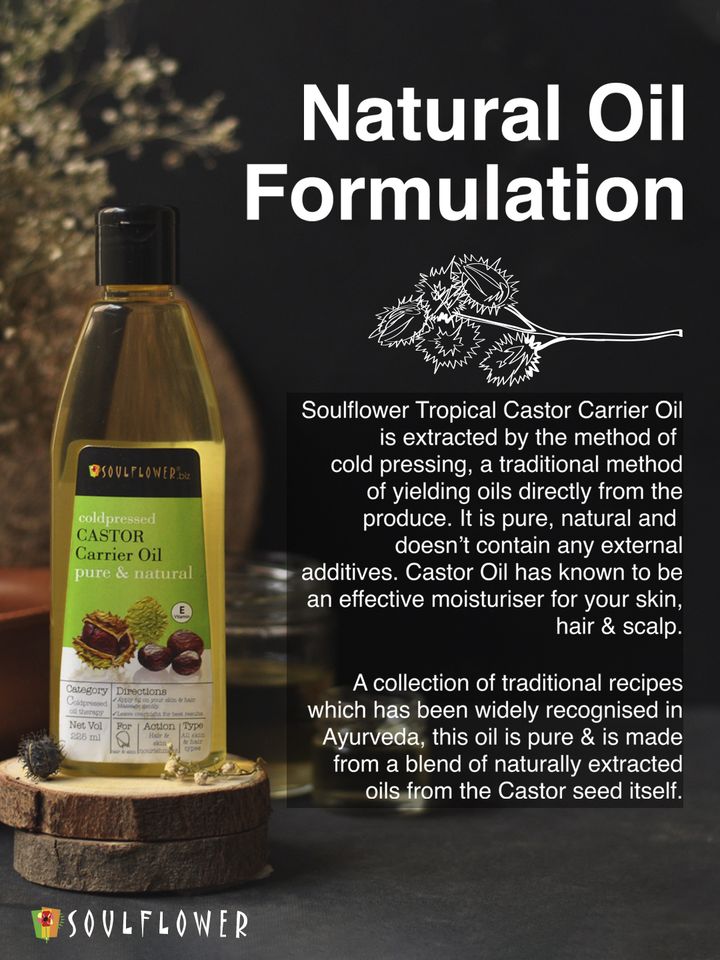 Buy Soulflower Sustainable Castor Oil Premium Cold Pressed 100 Pure Thick Hair 225ml Hair Oil For Unisex 2424219 Myntra Apply castor oil on your skin & hair before you watch latest list of the 8 best castor oils in india 2020 #castor_oils 1. soulflower sustainable castor oil premium cold pressed 100 pure thick hair 225ml