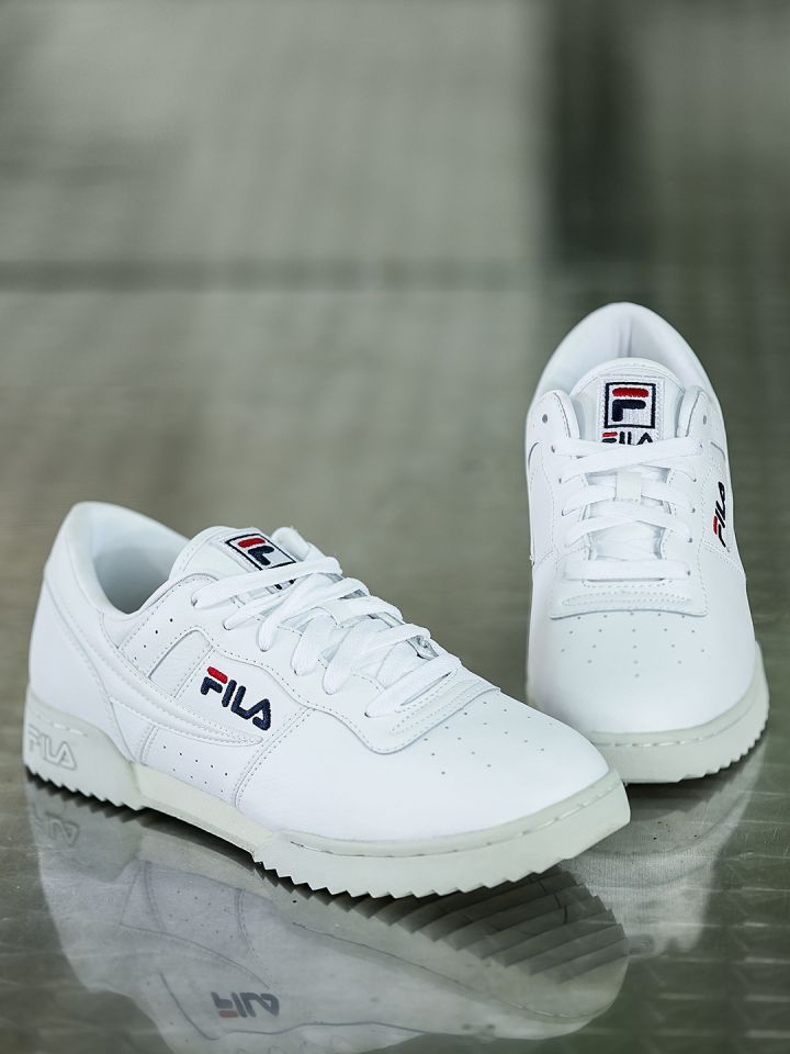 legering Minst partij Buy FILA Men White Original Fitness Ripple Leather Sneakers - Casual Shoes  for Men 2424493 | Myntra