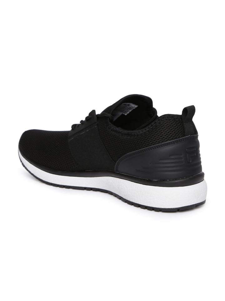FILA Men Black Solid Mesh Control Sneakers