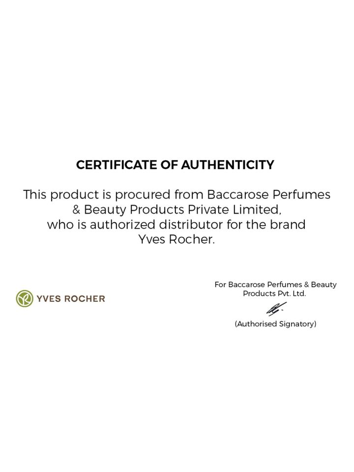 Yves rocher naturelle eau de toilette shop 75 ml