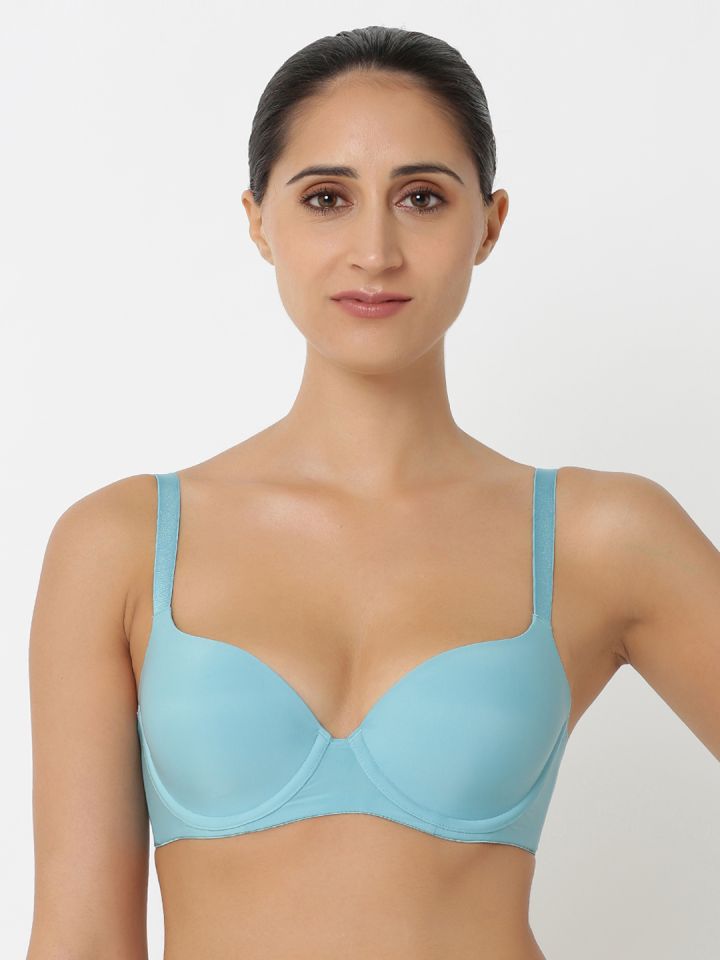 Triumph Beauty-full Lacy Non-padded Underwired Seamless T-shirt Bra - Nude