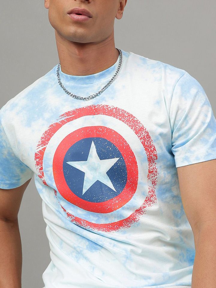 Captain america t shirt myntra top