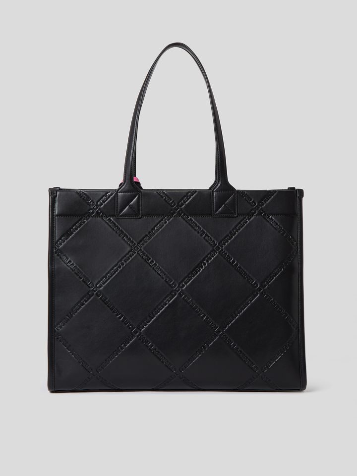Structured crosshatch on sale tote bag