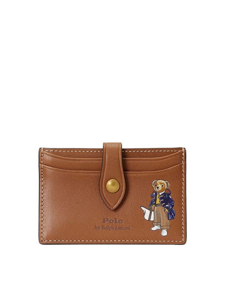 Polo bear card holder hot sale