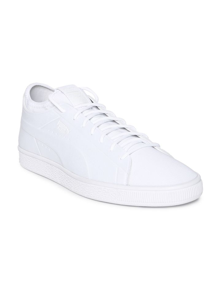 Buy Puma Men White Basket Classic Sock Lo Sneakers Casual Shoes for Men 2429577 |