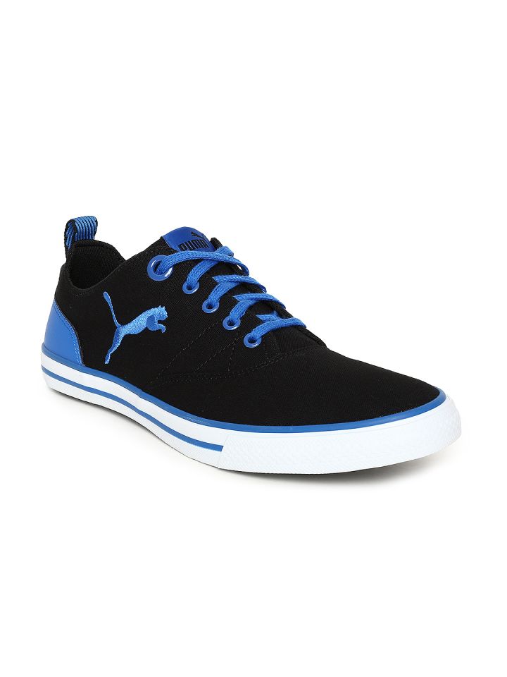 Buy Puma Men Black Blue Slyde NU Sneakers Casual Shoes for Men