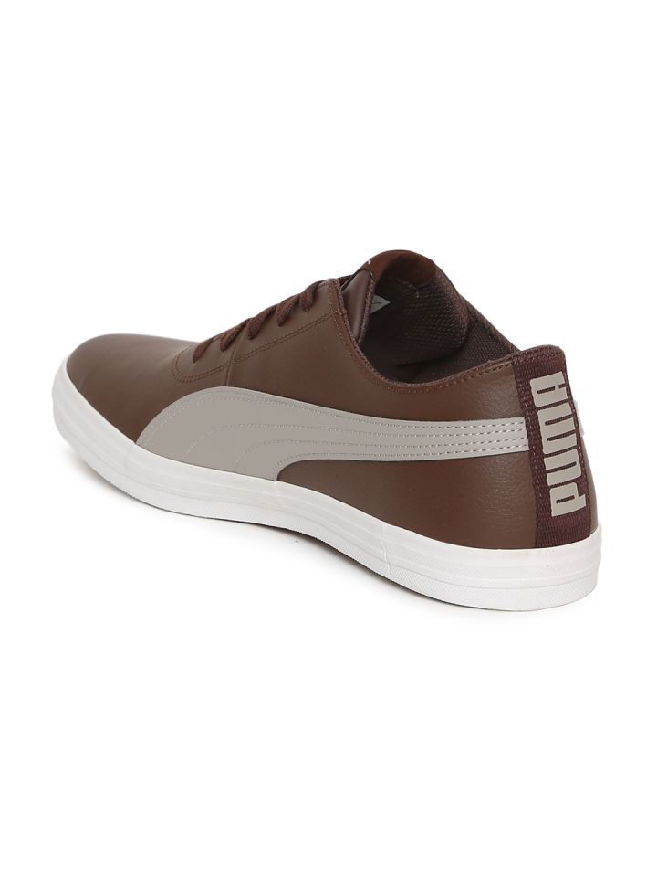 Puma Men Brown Urban SL IDP Sneakers