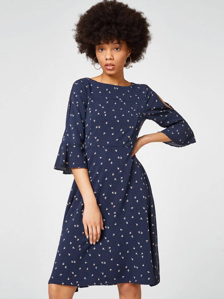 Esprit navy hot sale blue dress