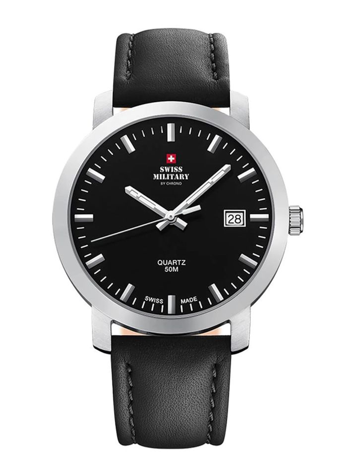 Swiss military quartz best sale 50m
