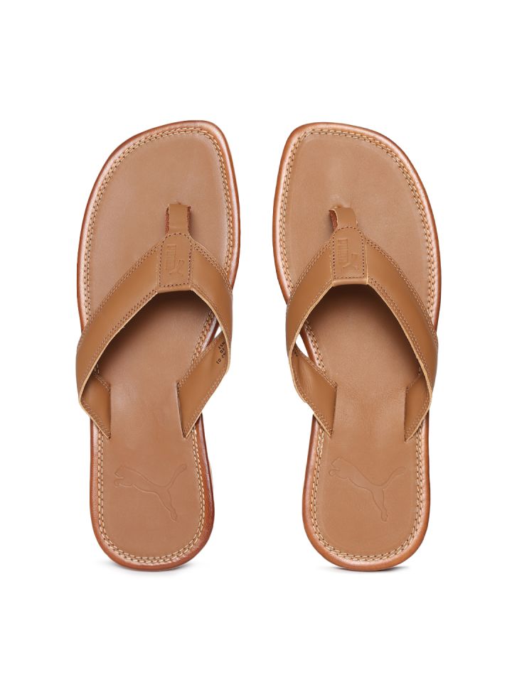 Puma Men Brown Stan 2 Leather Sandals