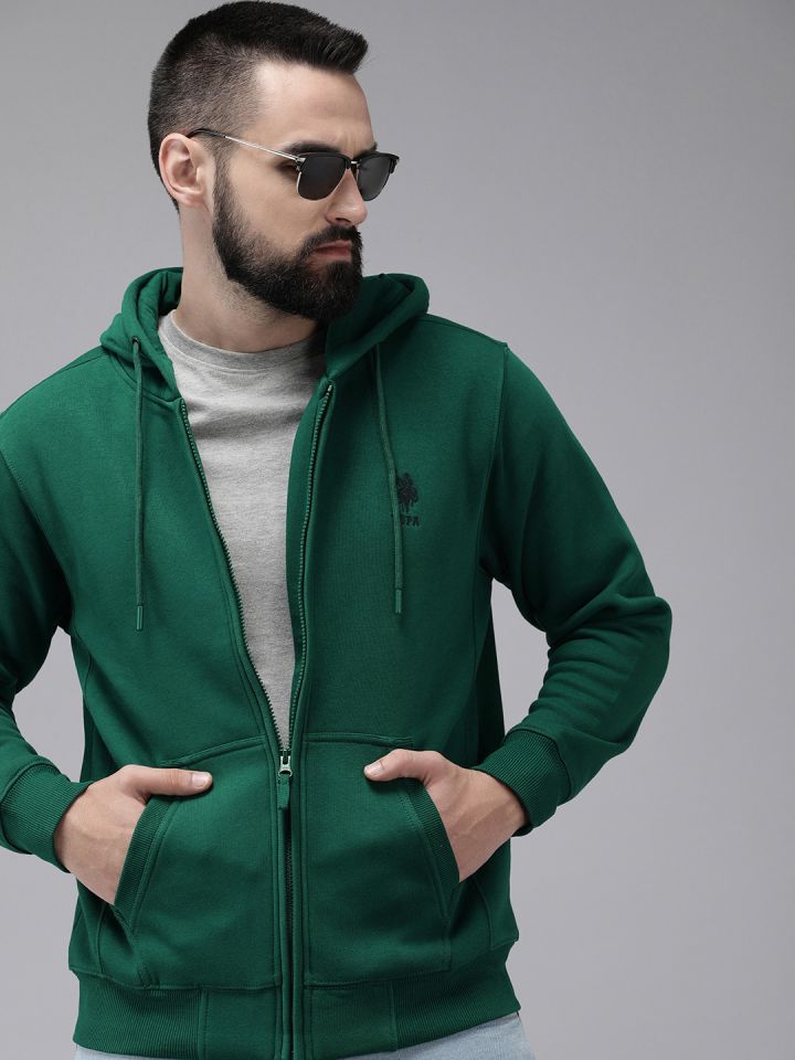 Us polo assn front zip jacket with insert pocke 2025