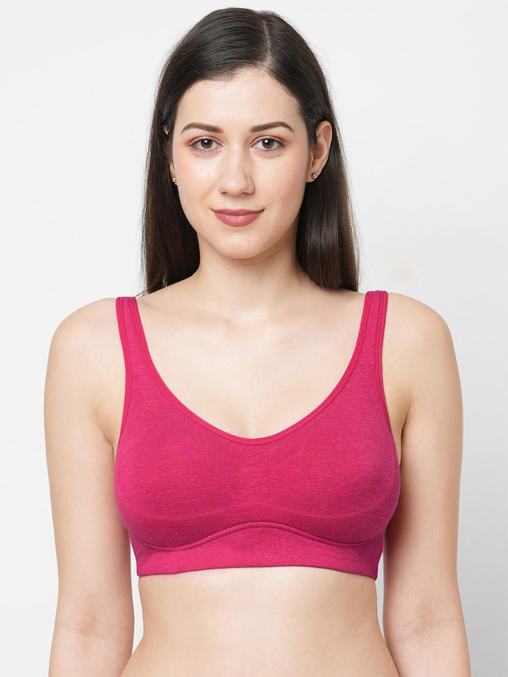 Buy Inner Sense Non Wired Non Padded Seamless Antimicrobial Minimizer Bra  With Extender - Bra for Women 24328888