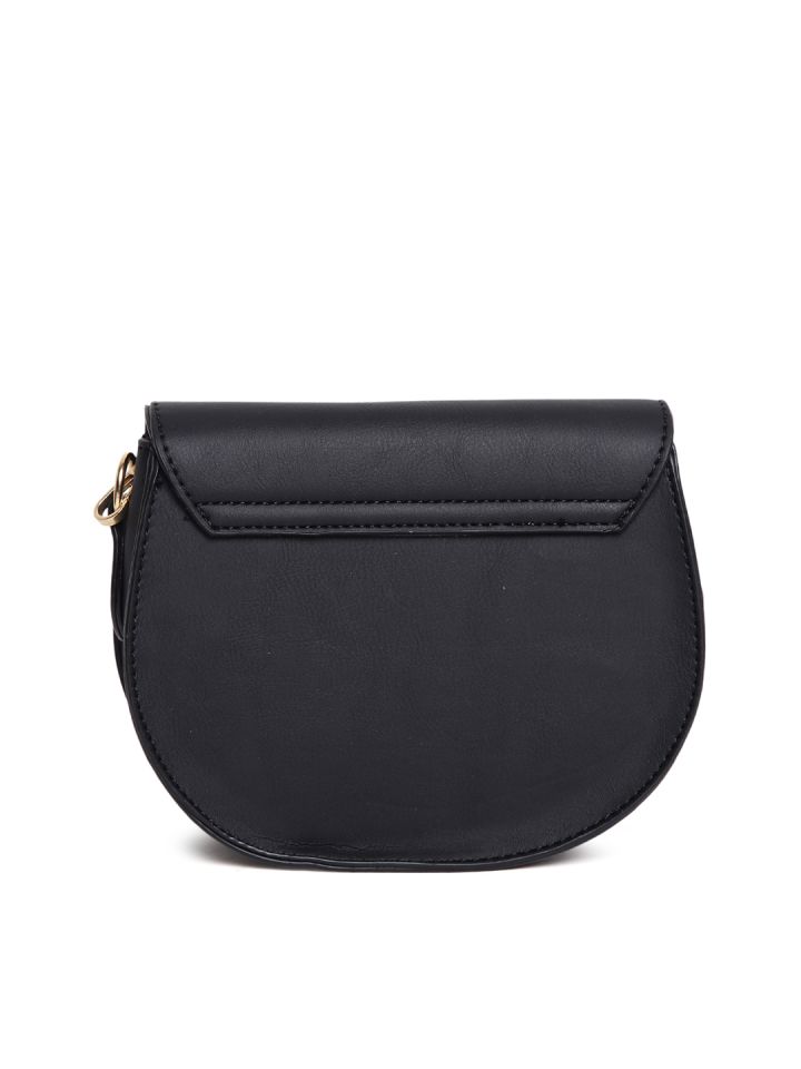 Buy Alvaro Castagnino Black Solid Sling Bag Handbags for Women