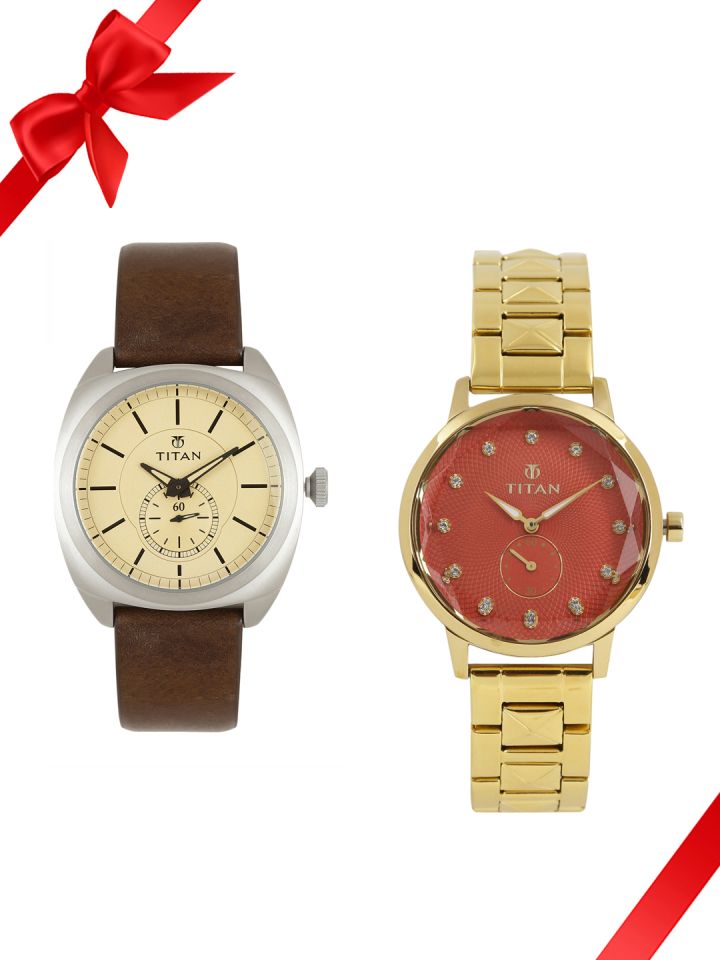 Titan watch set outlet