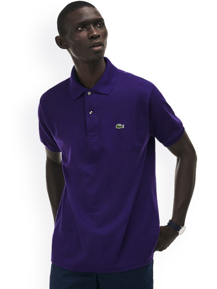 Mens purple deals lacoste polo