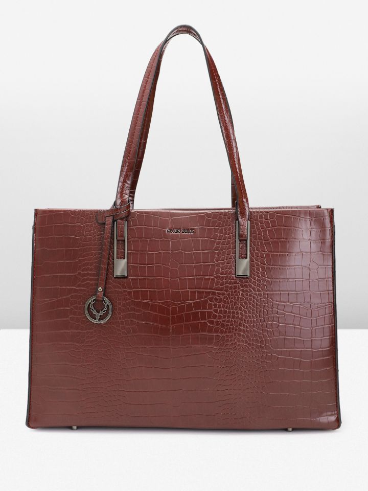 Buy Allen Solly Women Textured Shoulder Bag Handbags for