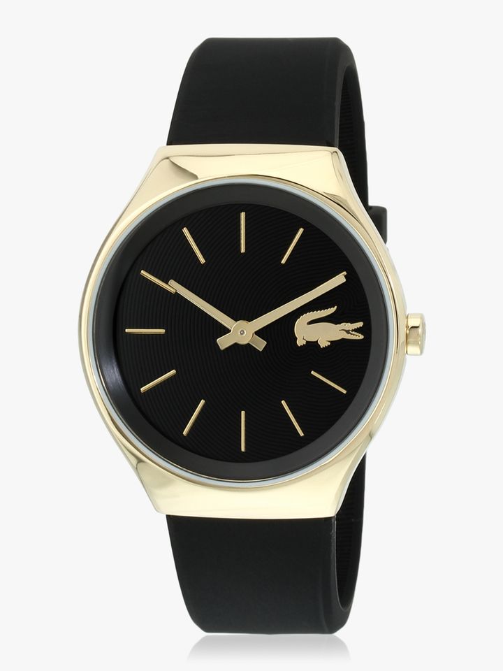black lacoste watch