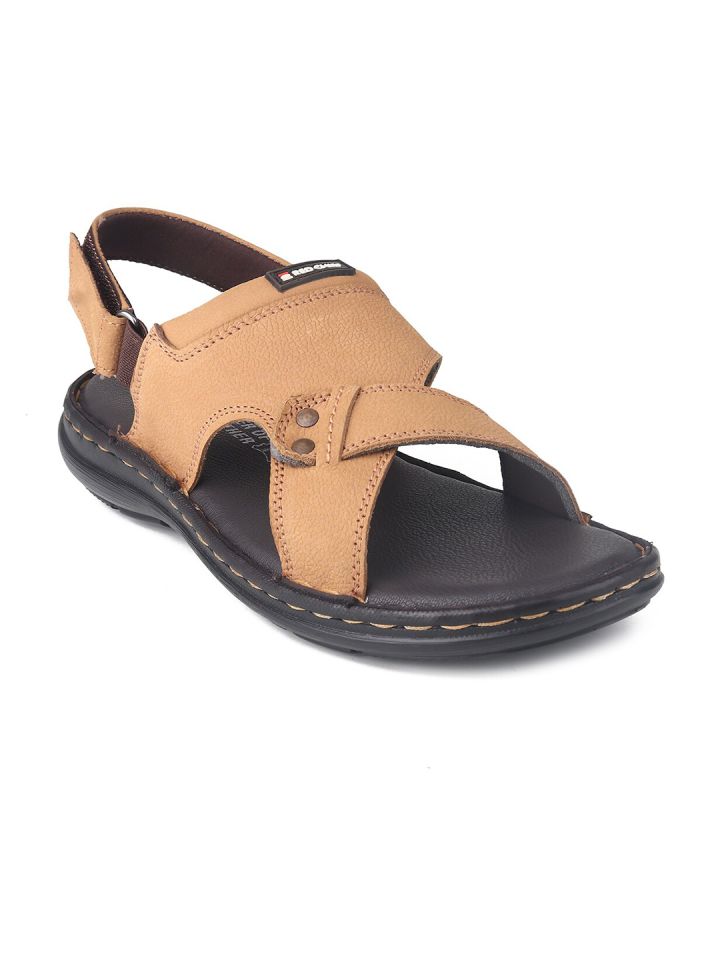Buy Red Chief Men Textured Leather Comfort Sandals Sandals for