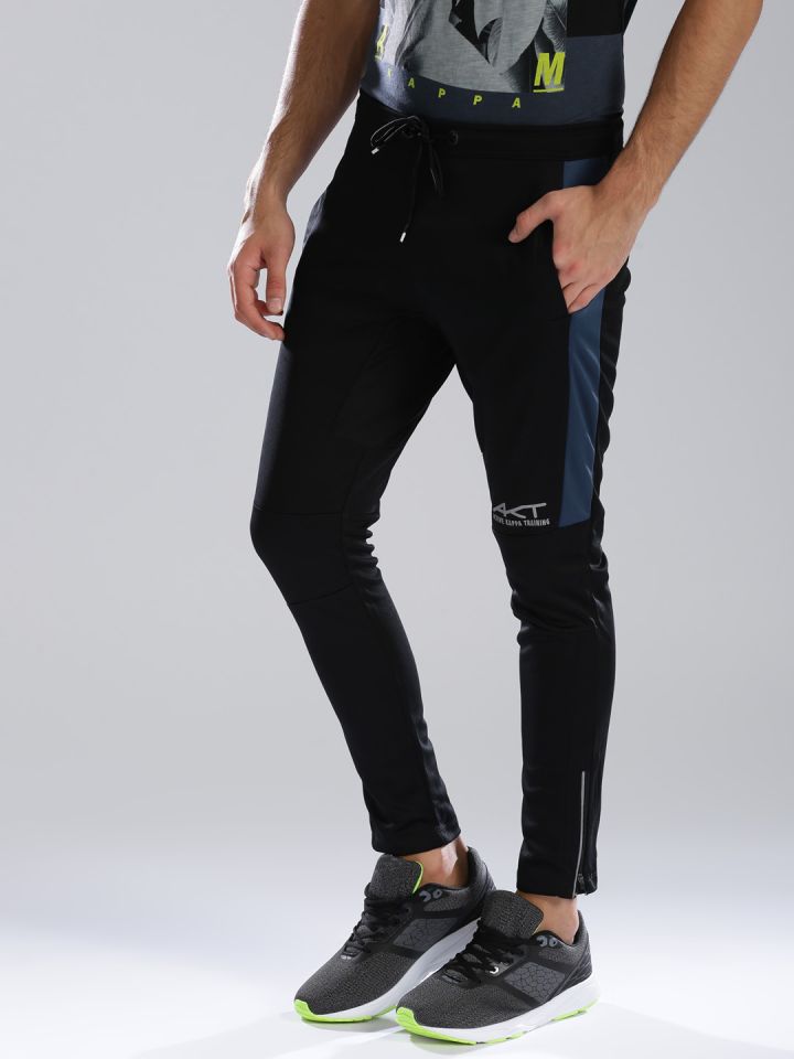 Buy Kappa Black Skin Fit Sports Wear Track Pants Track Pants for