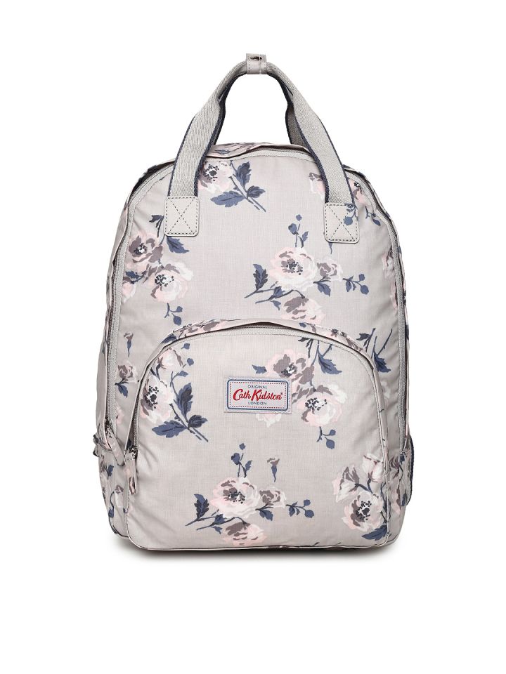 Cath Kidston Women Grey Graphic Backpack