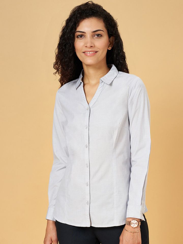 Buy Annabelle By Pantaloons Spread Collar Formal Shirt Shirts
