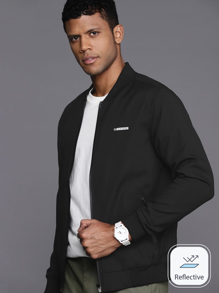Louis philippe black store jacket