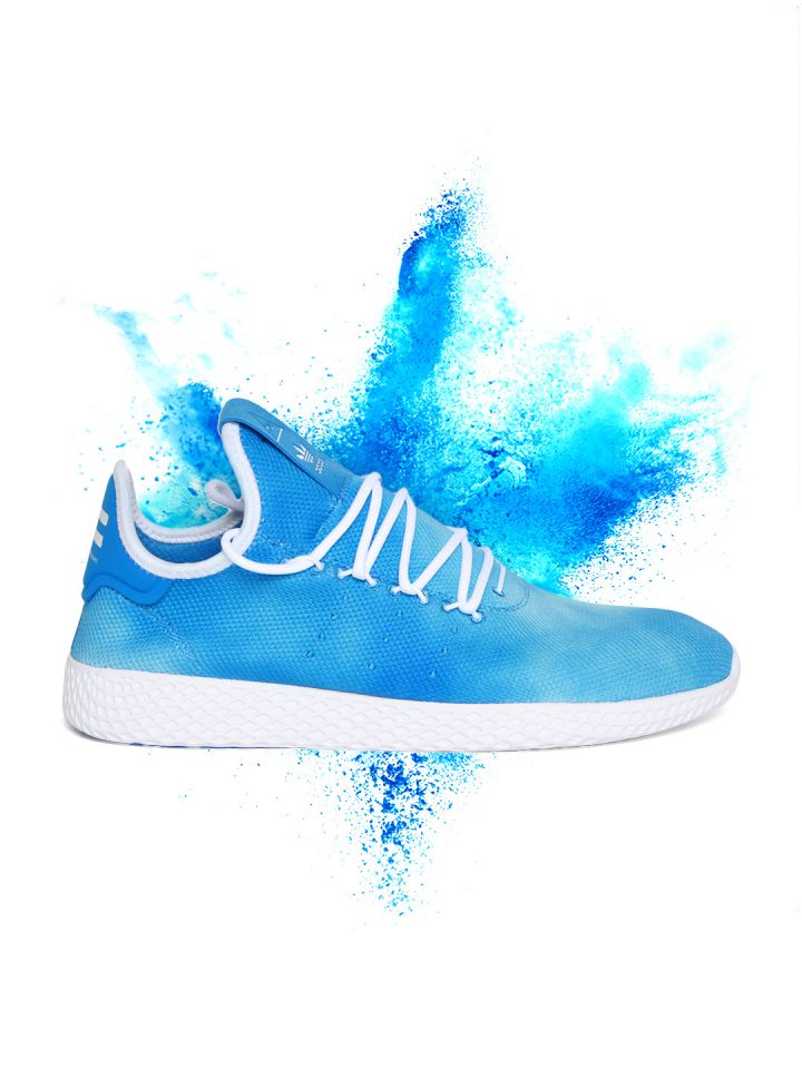 ADIDAS Originals Men Blue PW HU Holi Tennis Sneakers